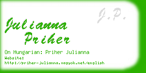 julianna priher business card